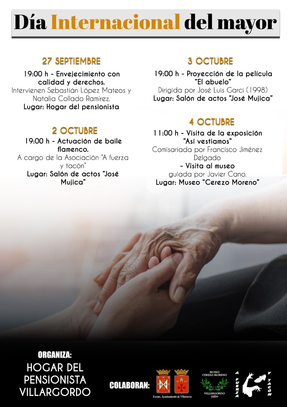 Programa Día Internacional del mayor