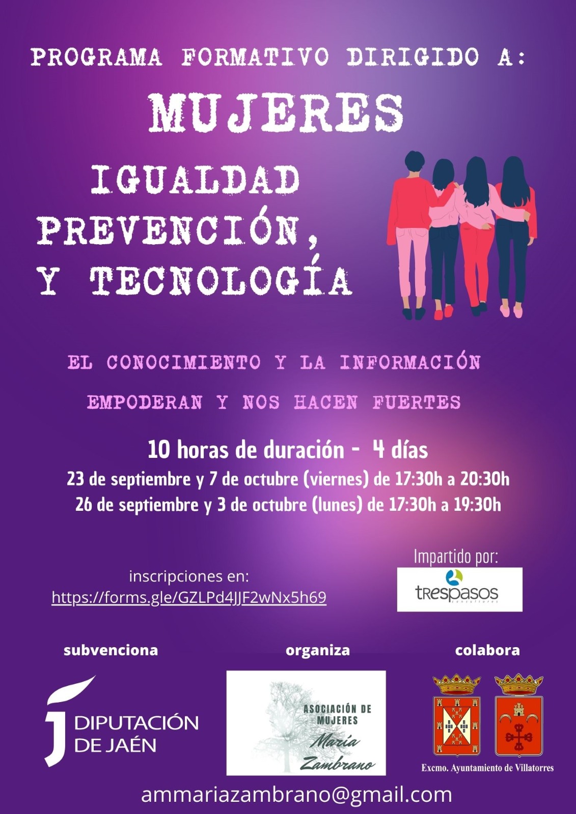Programa formativo dirigido a mujeres