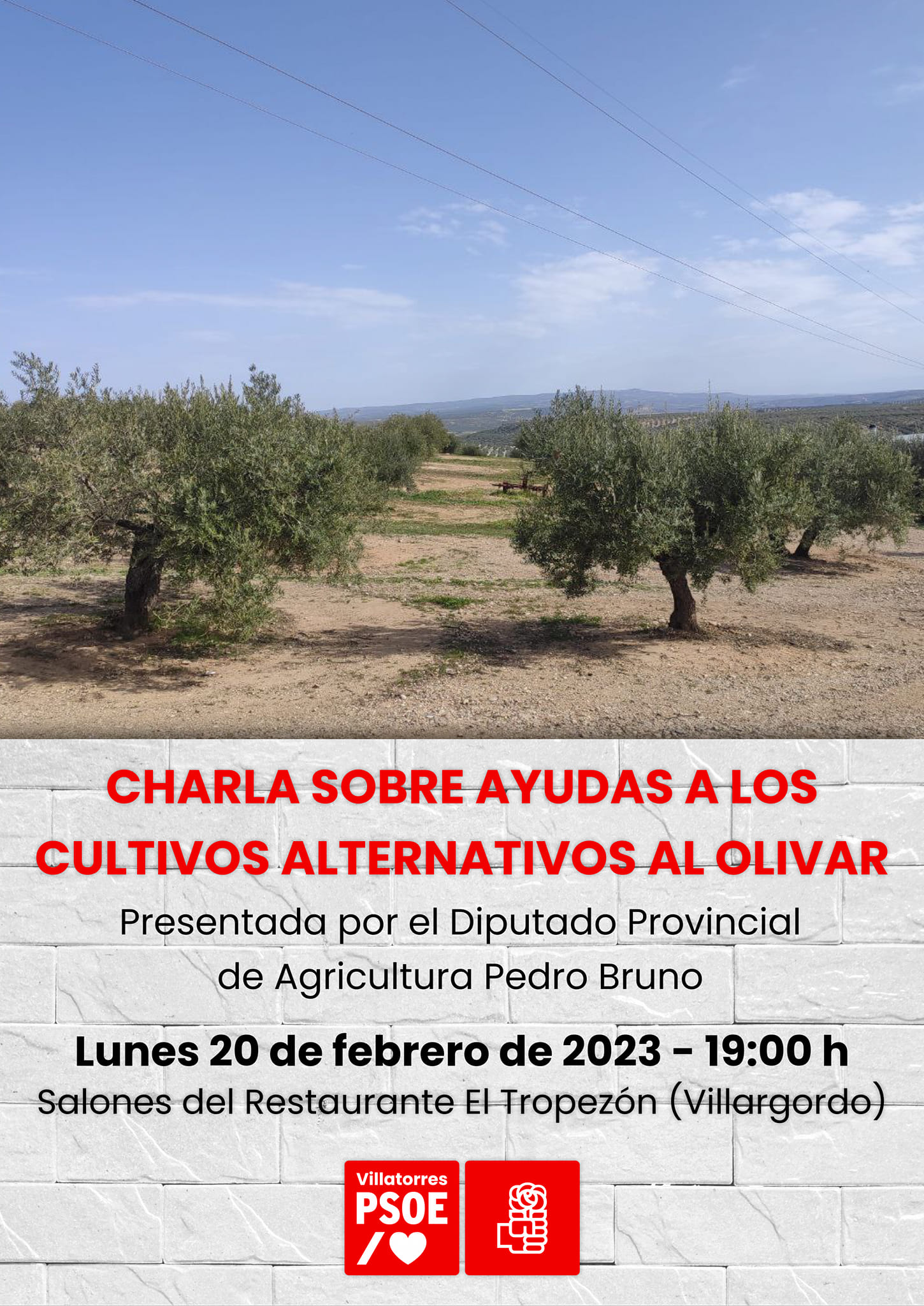 Charla sobre ayudas a los cultivos alternativos al olivar