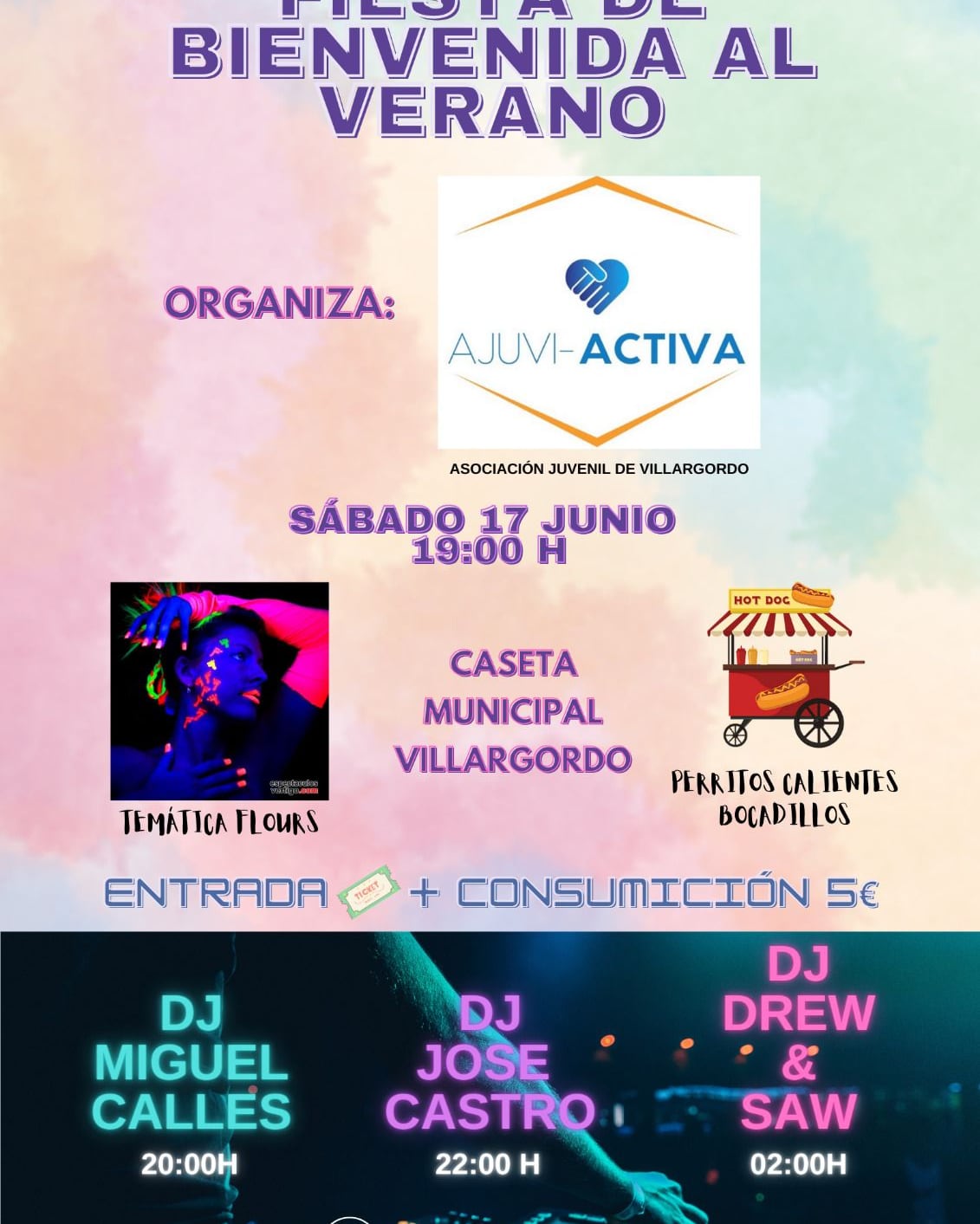 AJUVI organiza Fiesta de Bienvenida del Verano