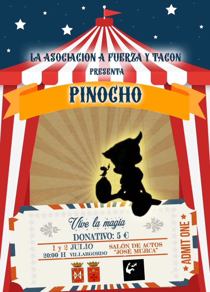 Asociación A Fuerza y Tacón presenta "Pinocho"