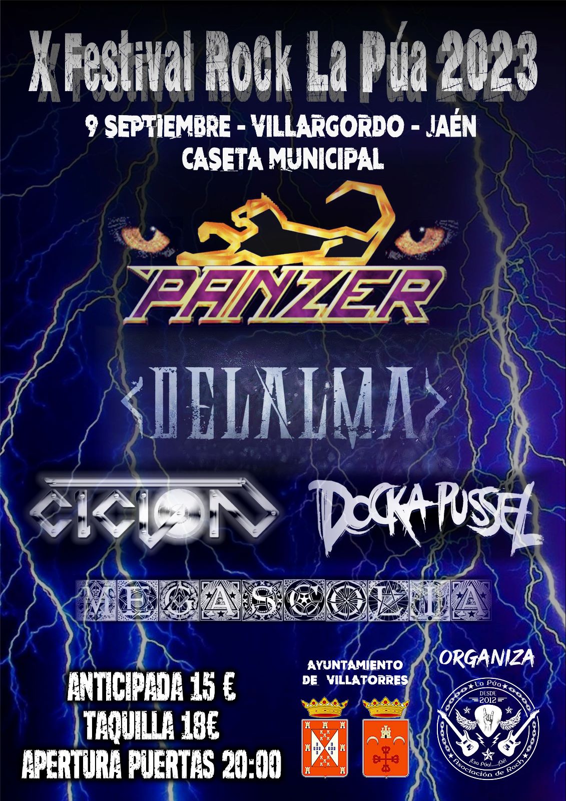 Venta de entradas para el X Festival de Rock La Púa