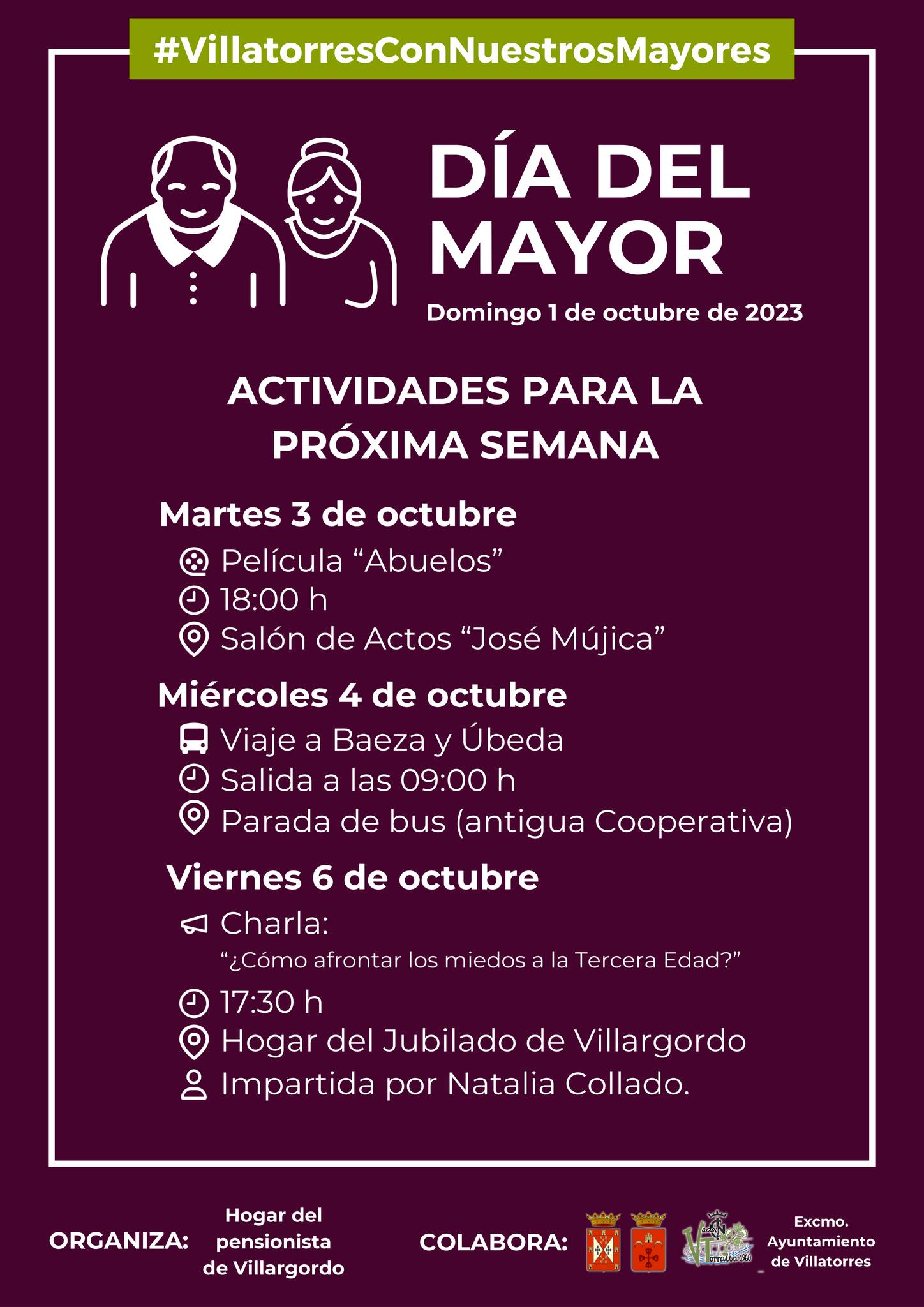 Actividades del Día del Mayor