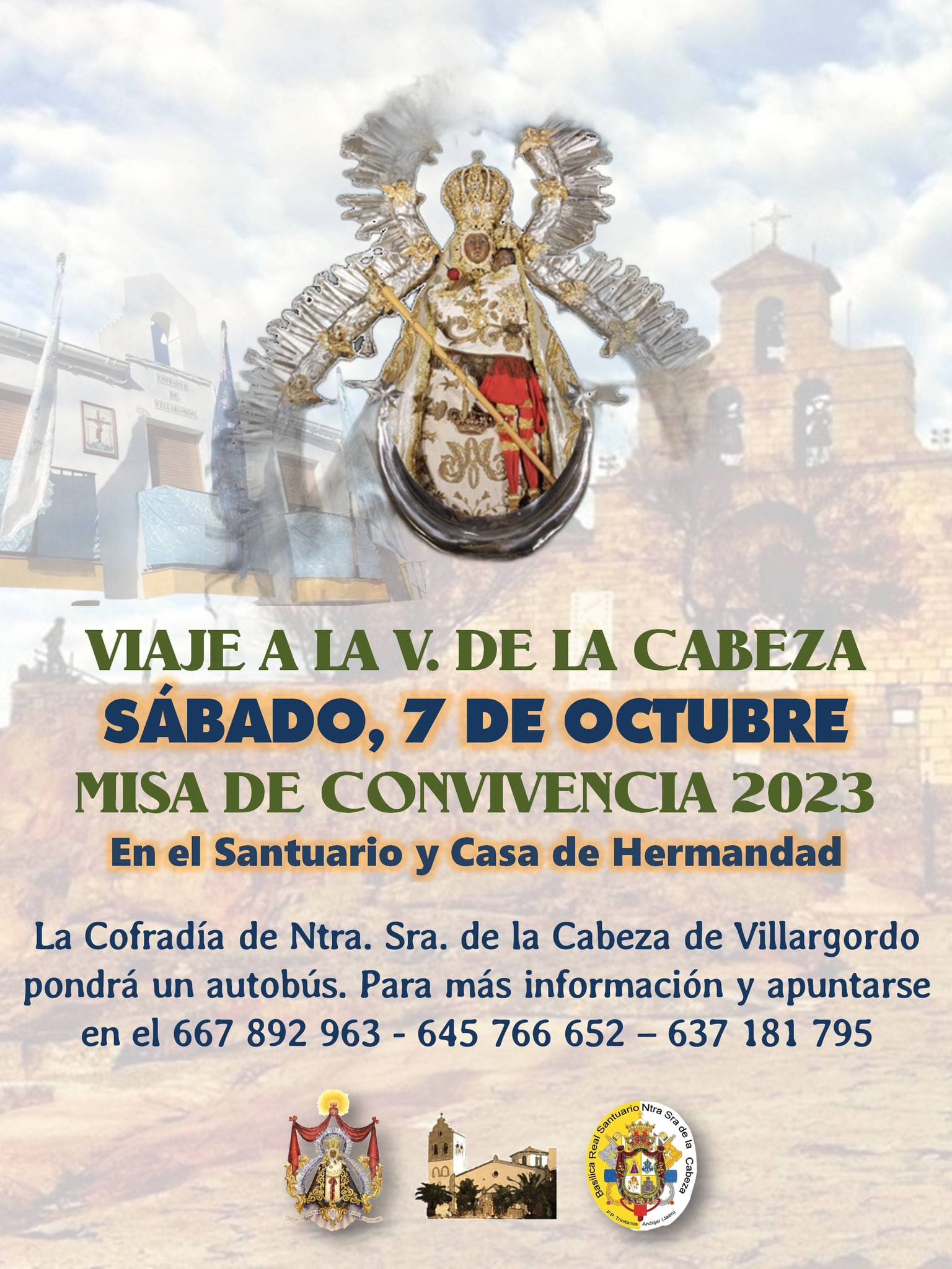 Viaje a la Virgen de la Cabeza el 7 de octubre