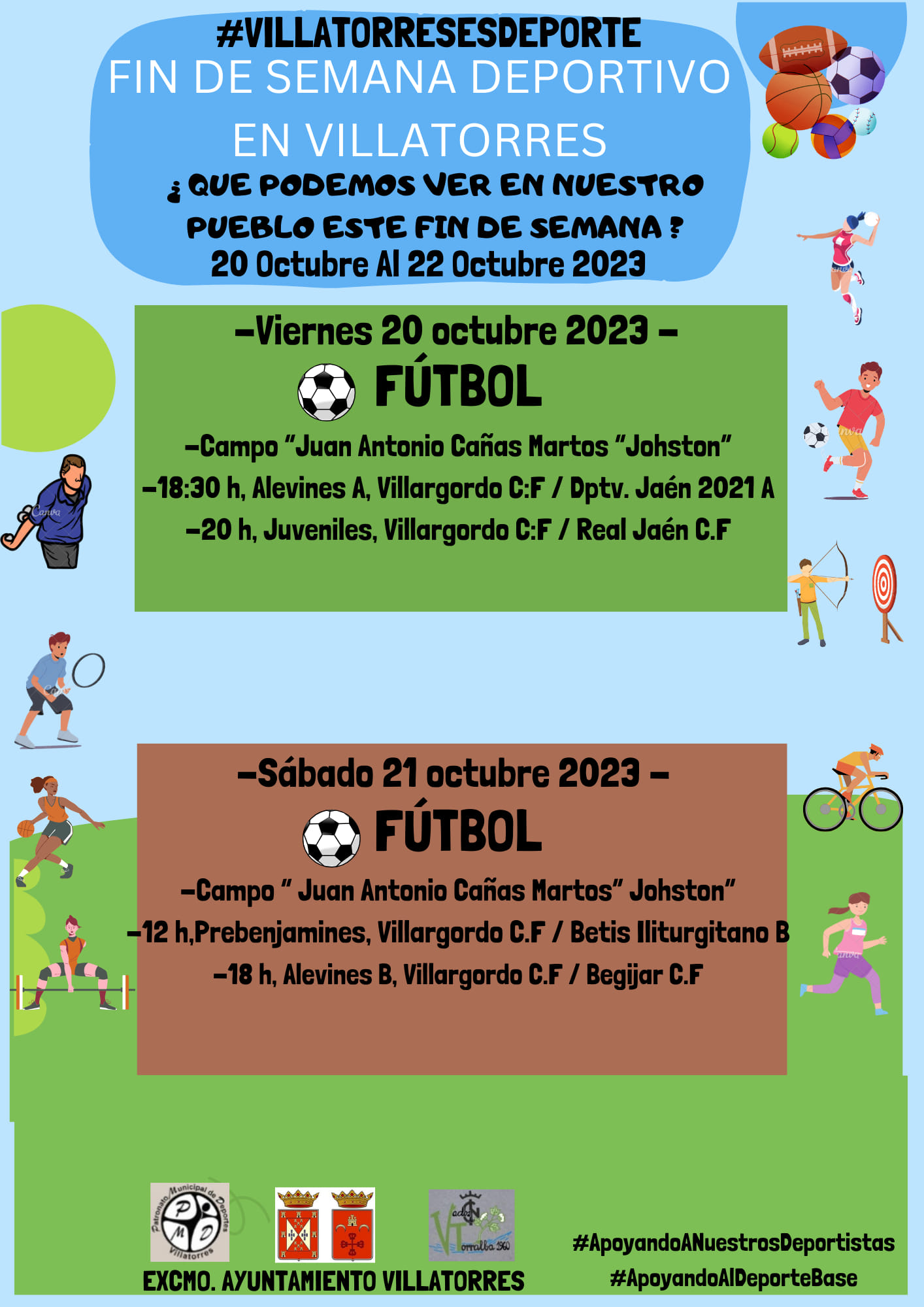 Actividades deportivas fin de semana