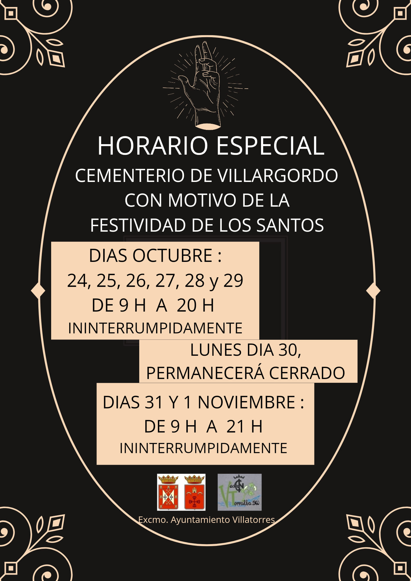 Horarios cementerio