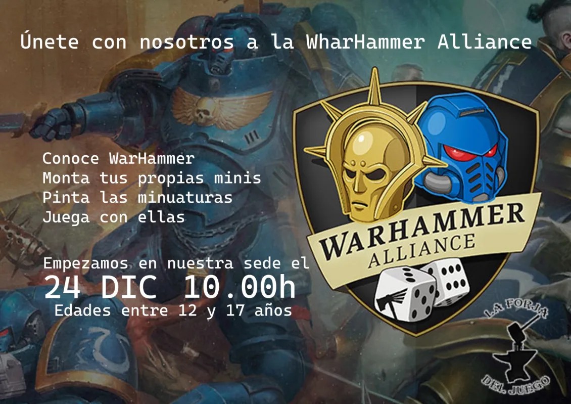 Actividad WharHammer Asociación La Forja del Juego