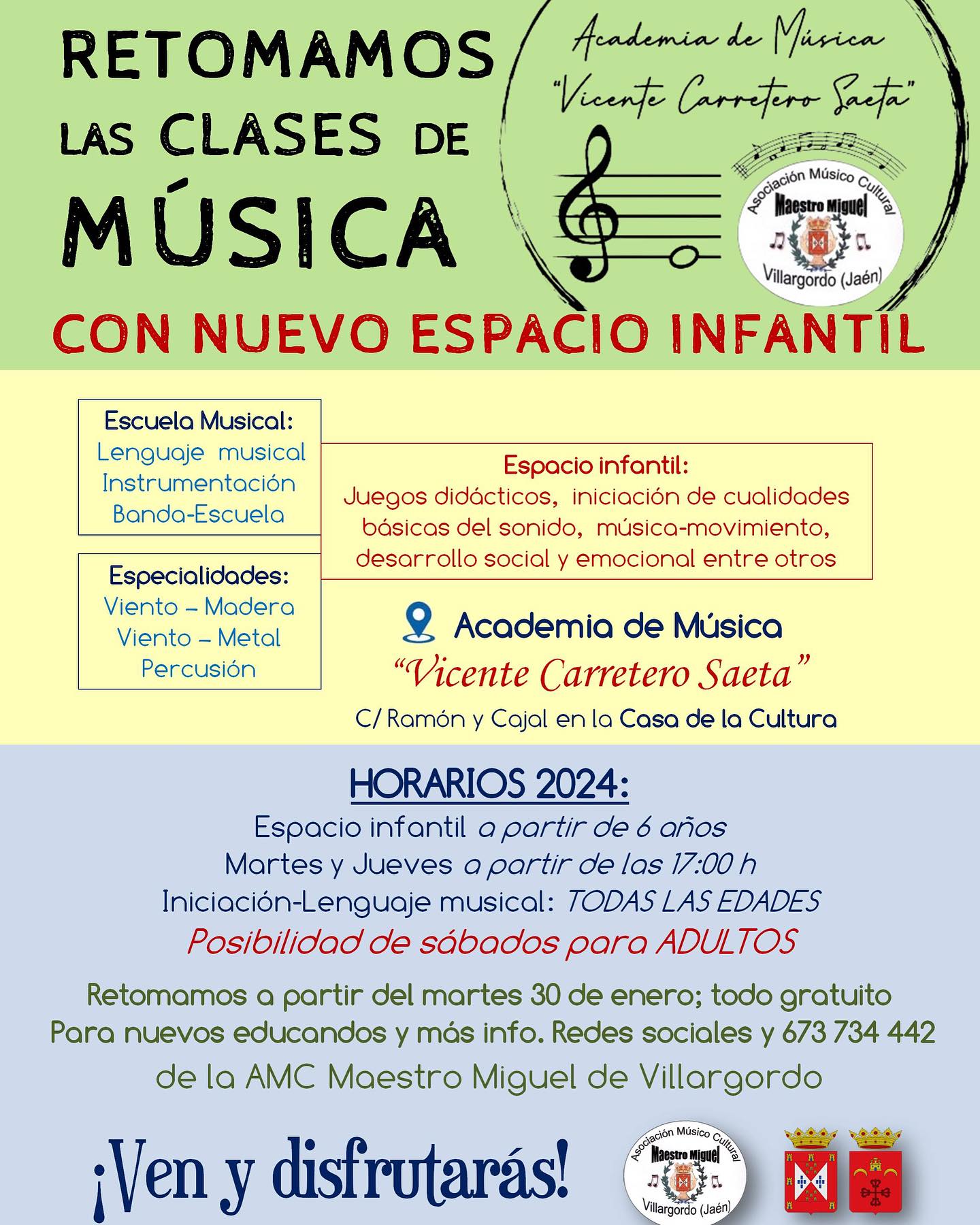 Clases de música A.M.C Maestro Miguel