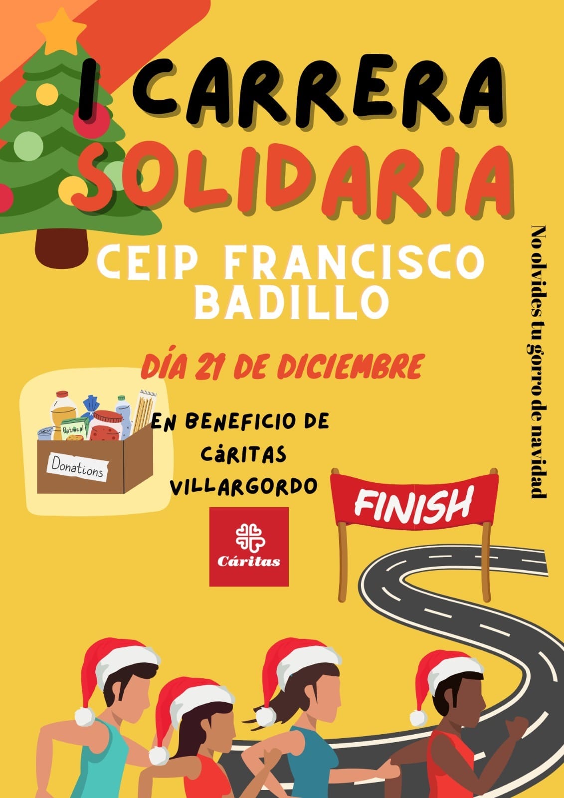 I Carrera Solidaria C.E.I.P Francisco Badillo en beneficio de Cáritas