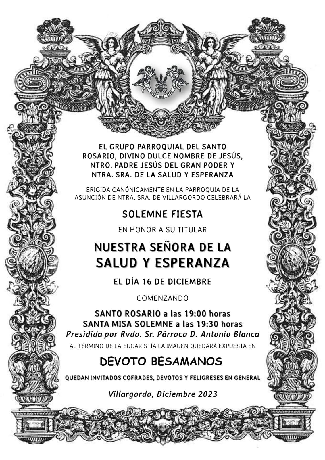 Solemne Fiesta de Ntra. Sra. de la Salud y Esperanza