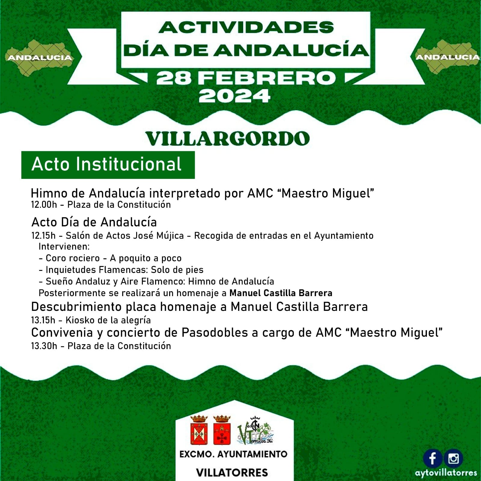 Actividades Día de Andalucía 2024
