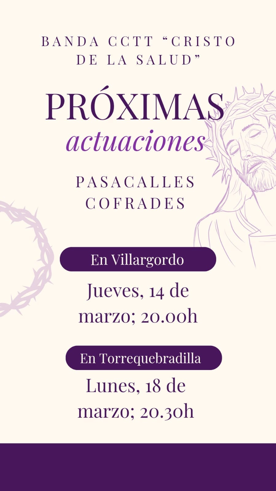 Actuaciones CC.TT Cristo de la Salud
