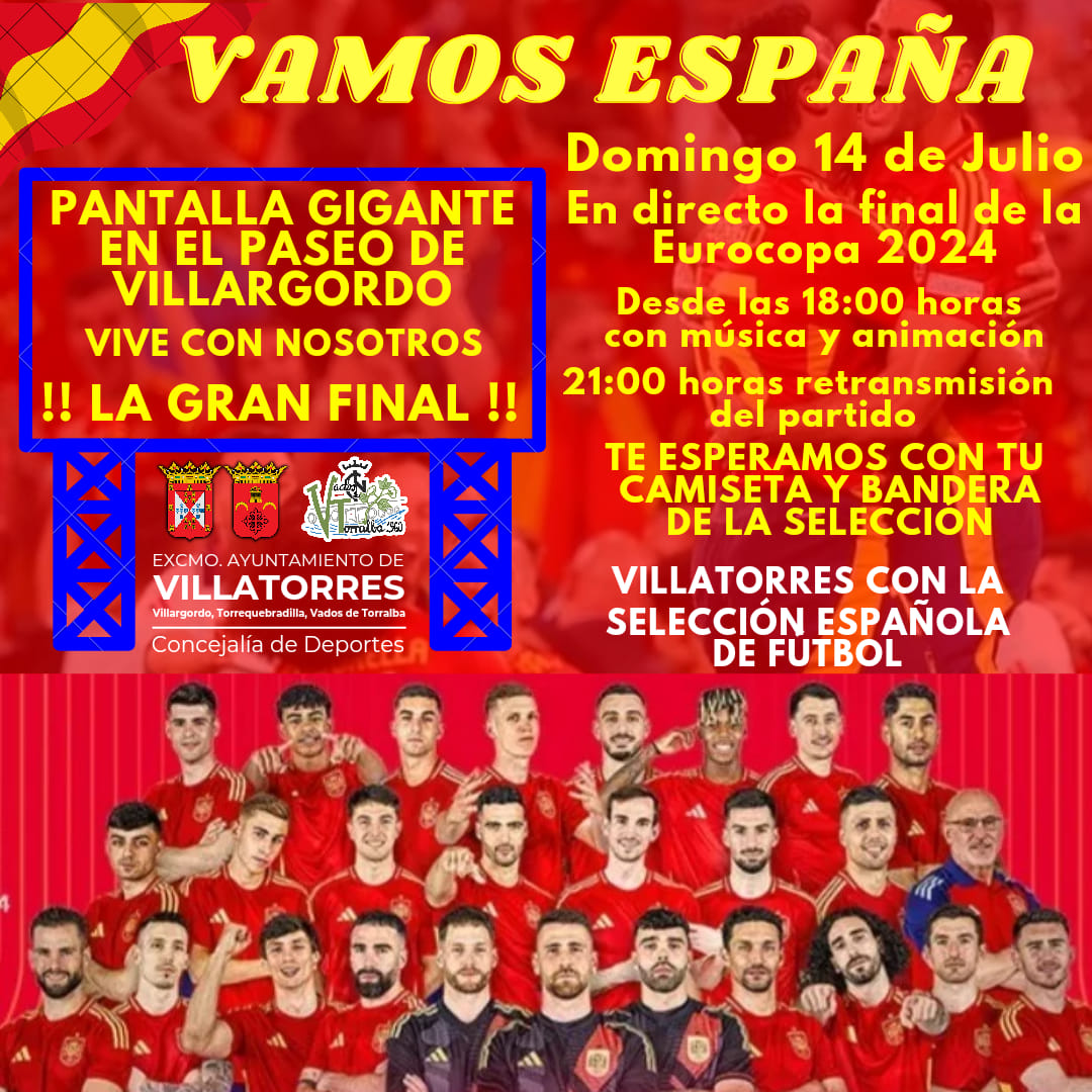 Pantalla gigante en el paseo para final de Eurocopa