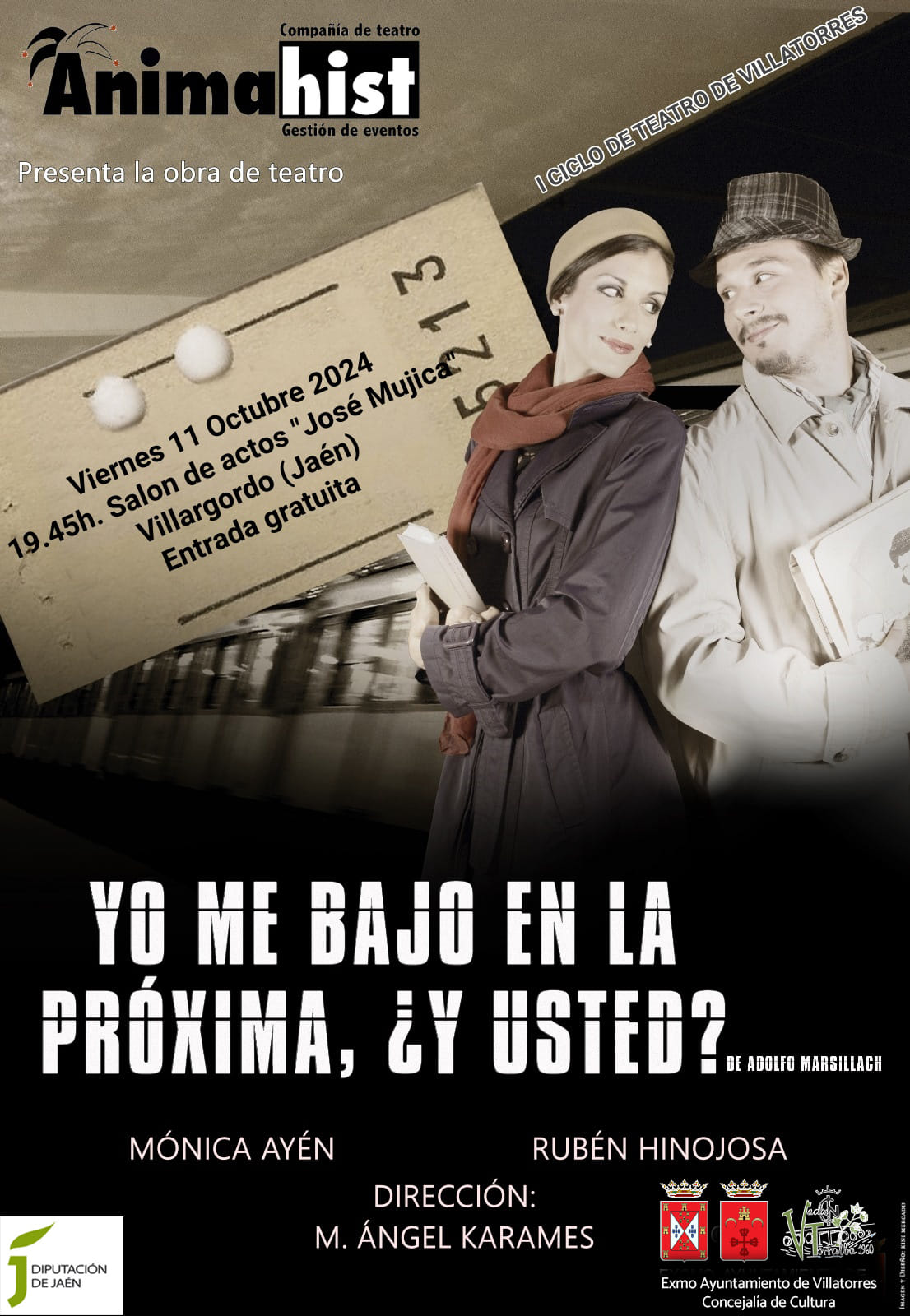 Obra de Teatro: Yo me bajo en la próxima, ¿y usted?
