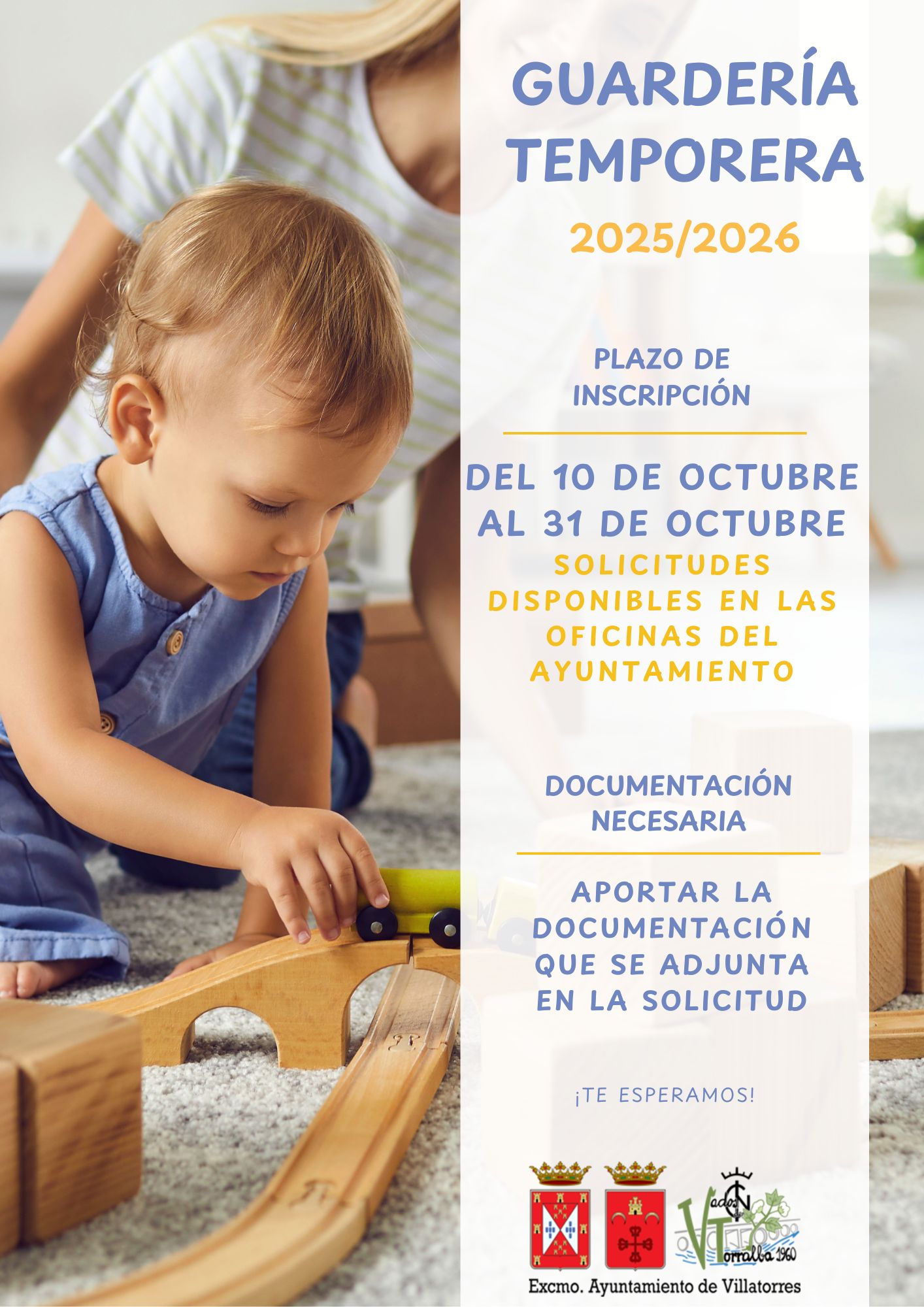 Abierto el plazo de solicitud para la guardería temporera