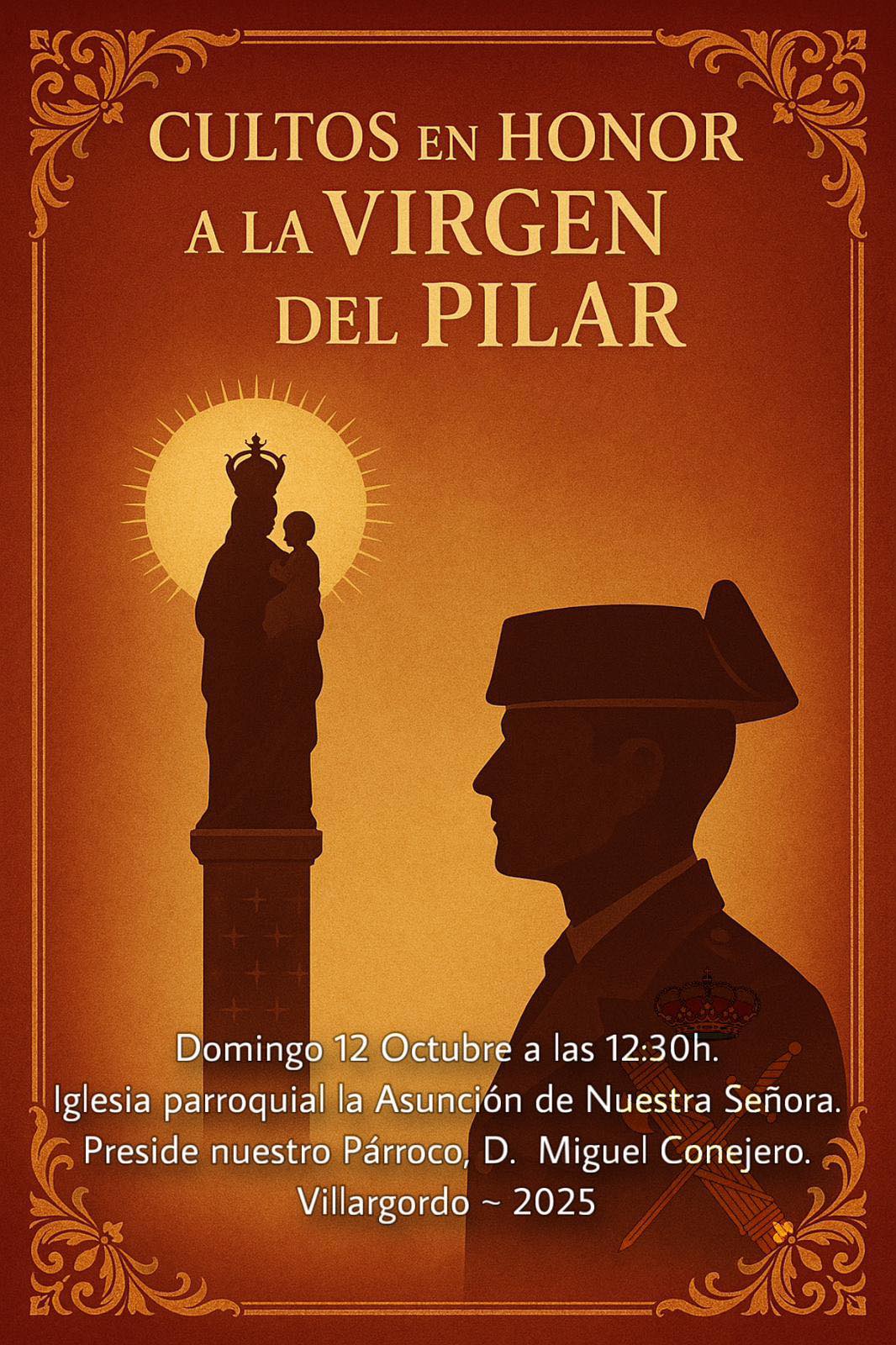 Cultos en honor de la Virgen del Pilar